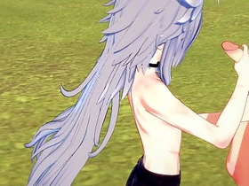 原神耽美 - Razor被Diluc打手枪和操 - 日本亚洲漫画动漫游戏色情同性 sexy asian gay porn