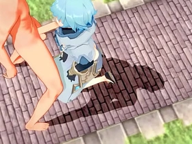 原神耽美-公子x重云激烈性爱-伪娘变装日本亚洲动漫游戏色情男同 chinese basketball player gay porn