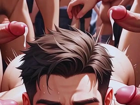 动漫hentai白嫩伪娘群交肌肉男免费视频 sex videos by asian gay