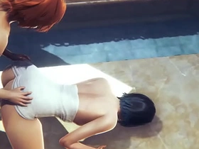 原神—温迪澡堂硬核性爱—伪娘COS日本动漫游戏同性色情 japan gay porn uncensored