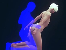 耽美伪娘-性感猫耳伪娘激烈性爱完整版-女装子日本亚裔动漫游戏同志色情 handsome asian gay porn