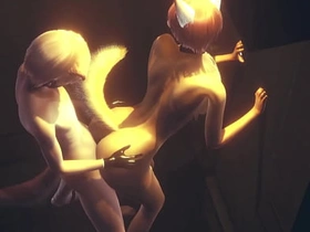 兽人耽美 - 狐狸给男孩打飞机然后在巷子里靠墙干他 - 动漫漫画亚洲日本游戏色情同性 japan gay porn boy