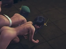 原神耽美-温迪双头龙3P-伪娘跨性别日本动漫游戏同性色情 hot asian sex videos gay