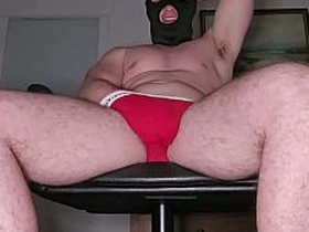 PhantomGentX穿红色Calvin Klein内裤 throne load!肌肉猛男撸出超硬巨量精液 japan gay porn capy